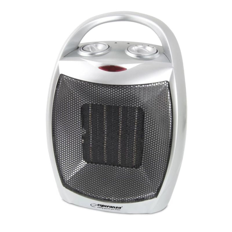 Esperanza EHH006 electric fan heater (1500W; 3 heating levels; black, silver) AGD - Produkty/Termowentylatory Your Sports Performance
