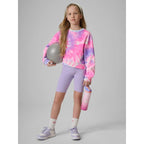 Girls' loose sweatshirt without hood 4F 4FJRSS26TSWSF2935-90A