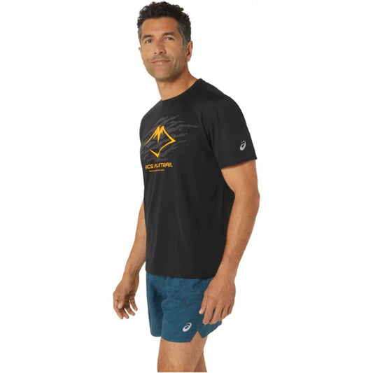 Asics Fujitrail Logo SS Top M 2011C981-001 T-shirt Clothing/Training Asics