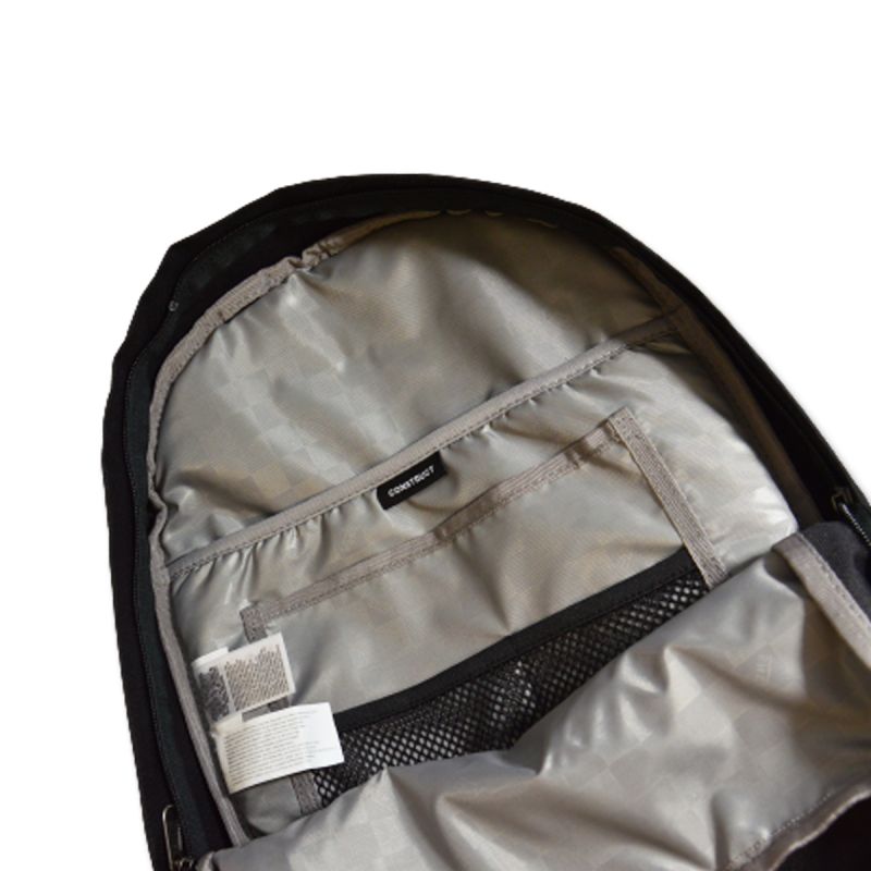 Vans Construct School Black/White school backpack - VN0A5FHWY281 Akcesoria i sprzęt koszykarski/Torby i plecaki Your Sports Performance