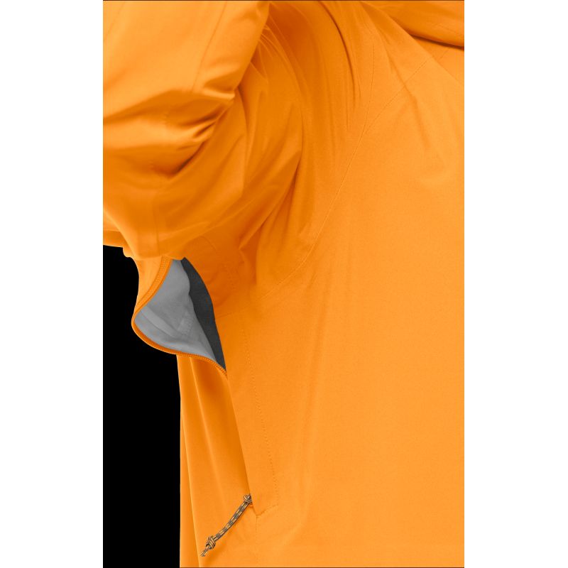 Jack Wolfskin HIGHEST PEAK JACKET M orange pop men's raincoat (1115131_3087) In preparation Your Sports Performance
