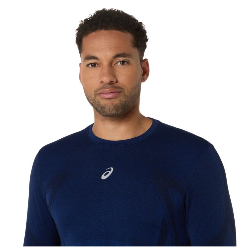 ASICS Road Seamless LS Top 2011D356-400 Navy Blue L In preparation Your Sports Performance