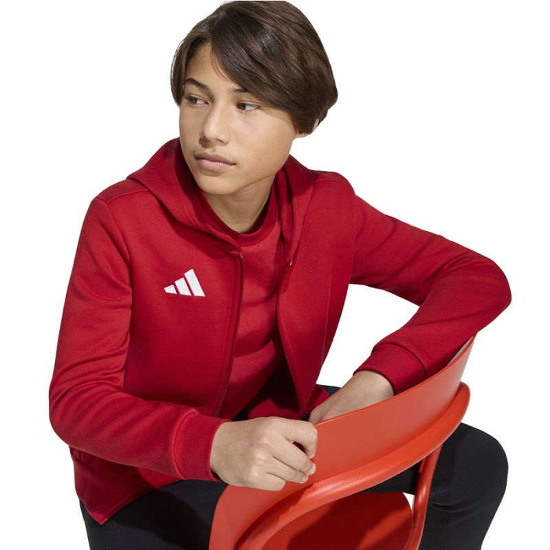 adidas Entrada 26 Full Zip Hoodie for Kids Red KH1781 To be categorized Your Sports Performance