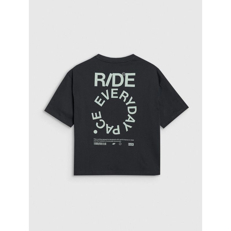 Women's oversize printed T-shirt 4F 4FWSS25TTSHF1993-20S *Kategoria tymczasowa Your Sports Performance
