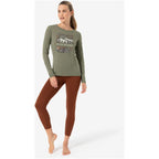 Women’s Long-Sleeve Shirt SUPER.NATURAL W Great Bear River LS, green