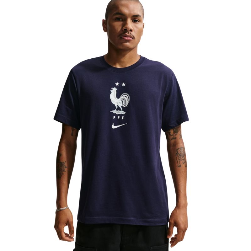 Nike FFF Soccer Men's T-Shirt Navy Blue IH2181 498