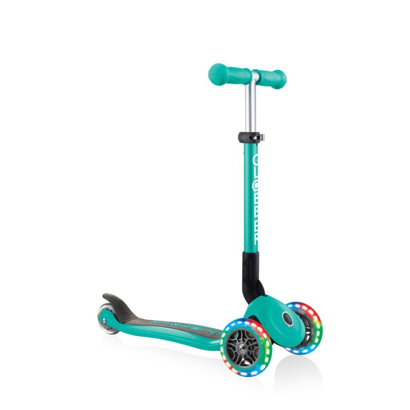 3-wheel scooter Globber Foldable Lights Emerald Green Jr 437-107 Accessories/Skating/Hulajnogi Your Sports Performance