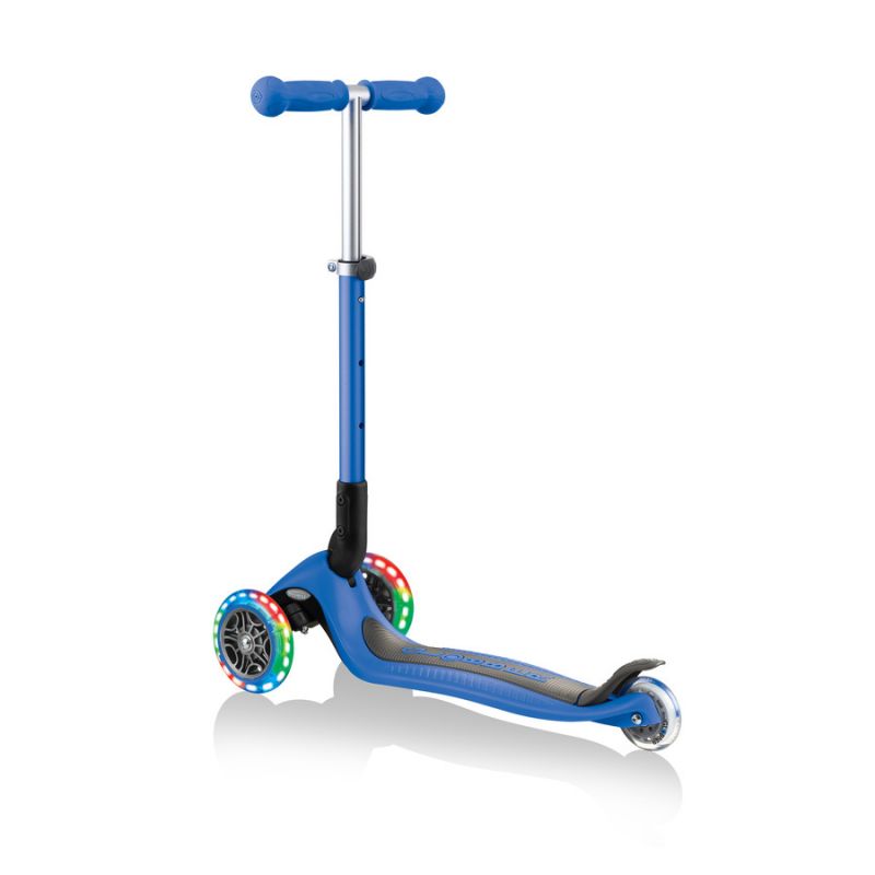 3-wheel scooter Globber Foldable Lights Navy Blue Jr 437-100 Accessories/Skating/Hulajnogi Your Sports Performance