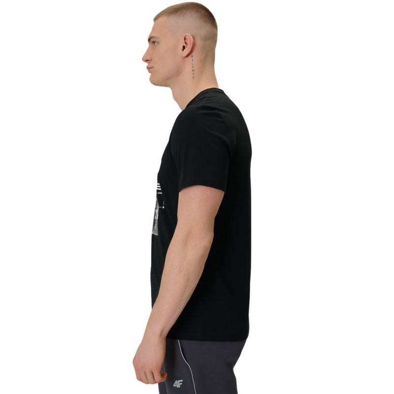 Men's T-shirt 4F M2660 deep black 4FWSS26TTSHM2660 20S