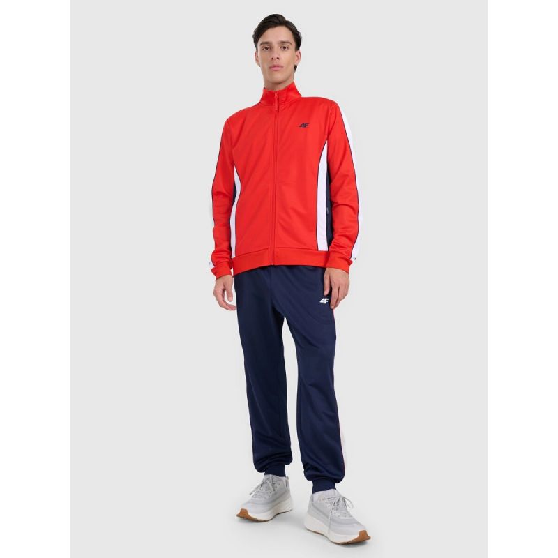 Men's zip-up sweatshirt without hood 4F 4FRAW25TSWSM2459-62S *Kategoria tymczasowa Your Sports Performance