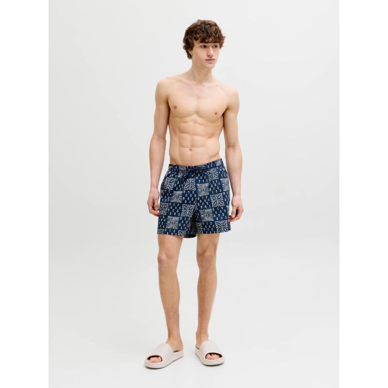 Jack&Jones men's swim shorts JPSTMAUI SHELL AOP SWIM SHORTS REG 12291808 PAGEENT BLUE Jack&Jones