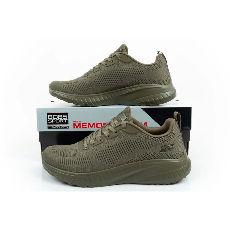 Skechers Bobs Squad Chaos Men's Sports Shoes Light Olive To be categorized Your Sports Performance