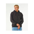 Men's RIP CURL Surf Puff Zip Thru Sweatshirt Black
