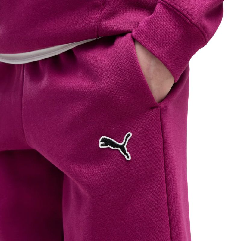 Puma ESS Elevated fuchsia kids' pants 694702 41