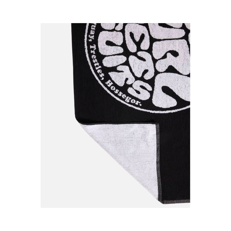RIP CURL Logos Towel Black Beach Towel