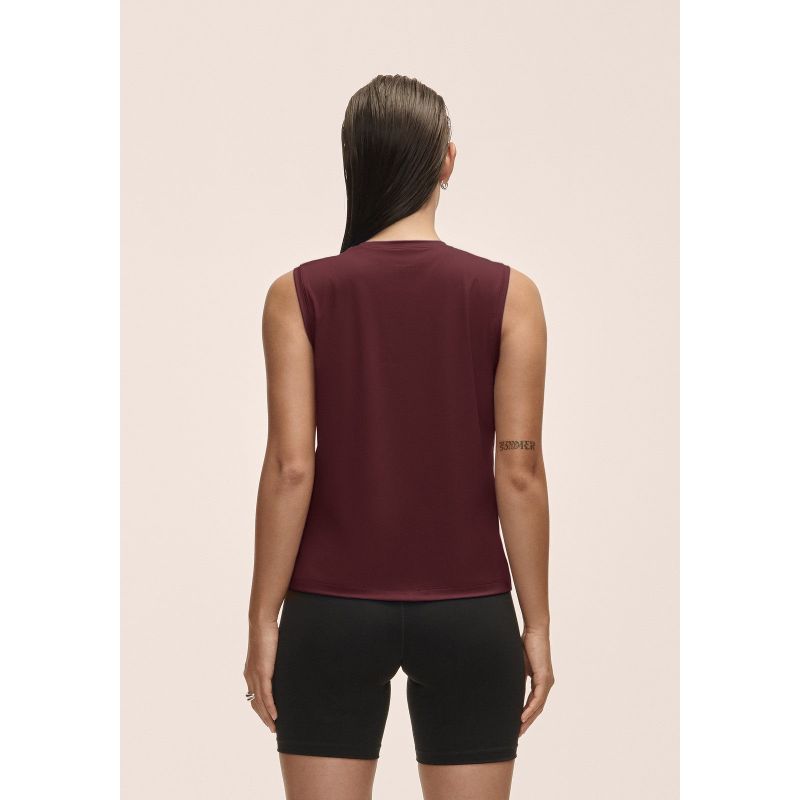 CASALL Women's Graphic Tank Burgundy