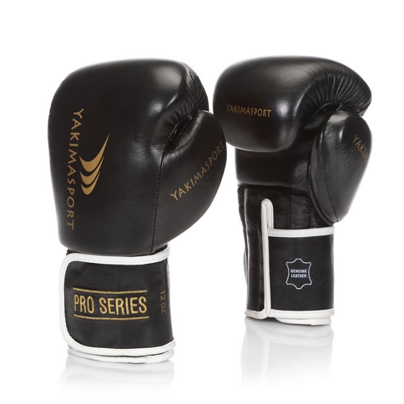 Yakima Tiger Black V Boxing Gloves 12 oz 10039812OZ Accessories/Gloves Yakima