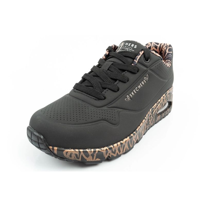 Skechers Uno-Loving Love women's sports sneakers fashionable black In preparation Your Sports Performance