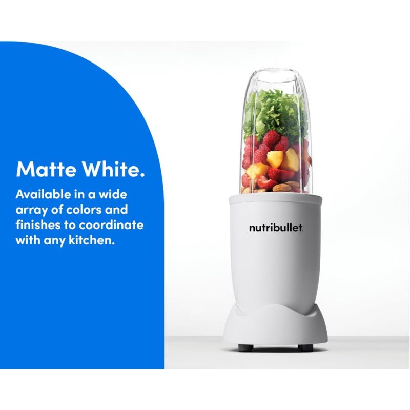 NutriBullet Nb907MAW Jug Blender, Matte White AGD - Produkty/Miksery / Blendery Your Sports Performance