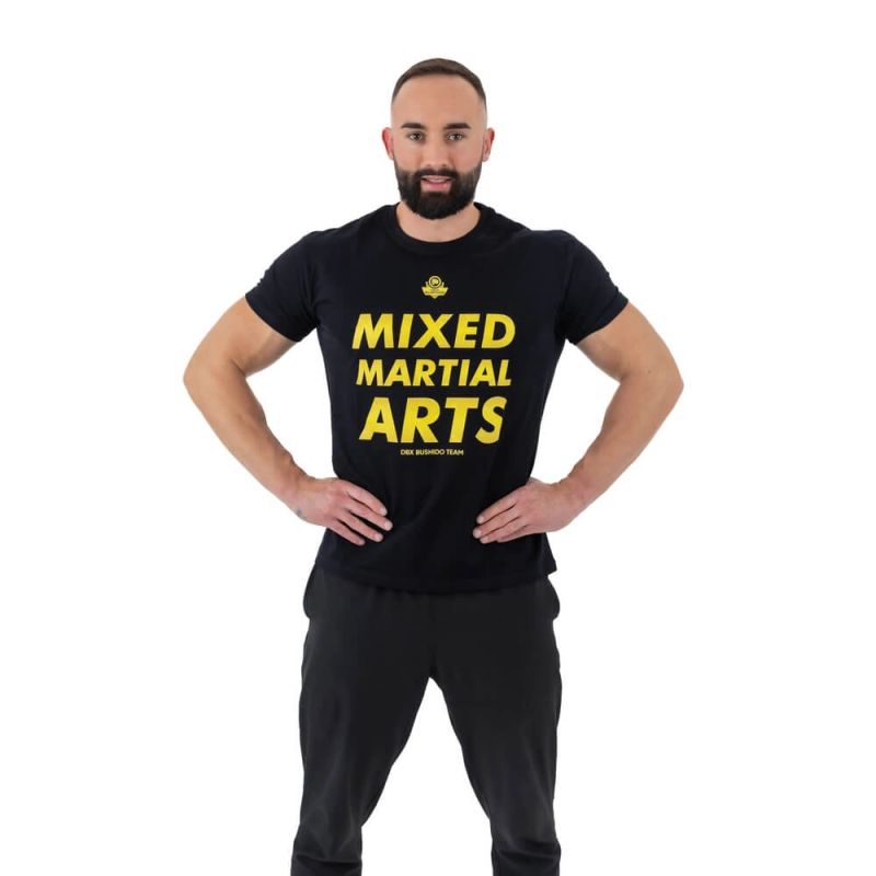 Mixed Martial Arts Cotton T-shirt - M ODZIEŻ - Koszulki treningowe Your Sports Performance