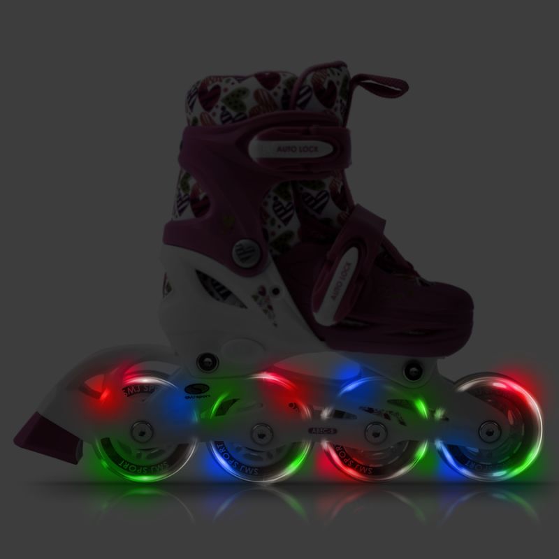 Roller skates-rollers-skates adjustable Smj sport Combo Hearts 3in1 Led Jr HS-TNK-000011510 Accessories/Skating/Wrotki Your Sports Performance