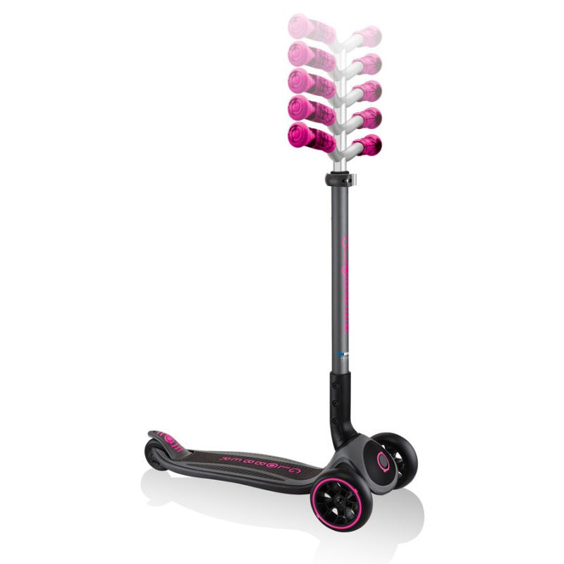 Globber Master Prime 3-Wheel Scooter / Black - Neon Pink 664-110 Accessories/Skating/Hulajnogi Your Sports Performance