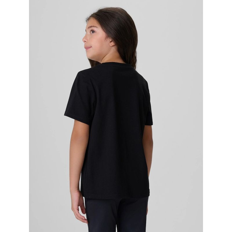 Girls' regular printed T-shirt 4F 4FJKAW26TTSHF4429-20S