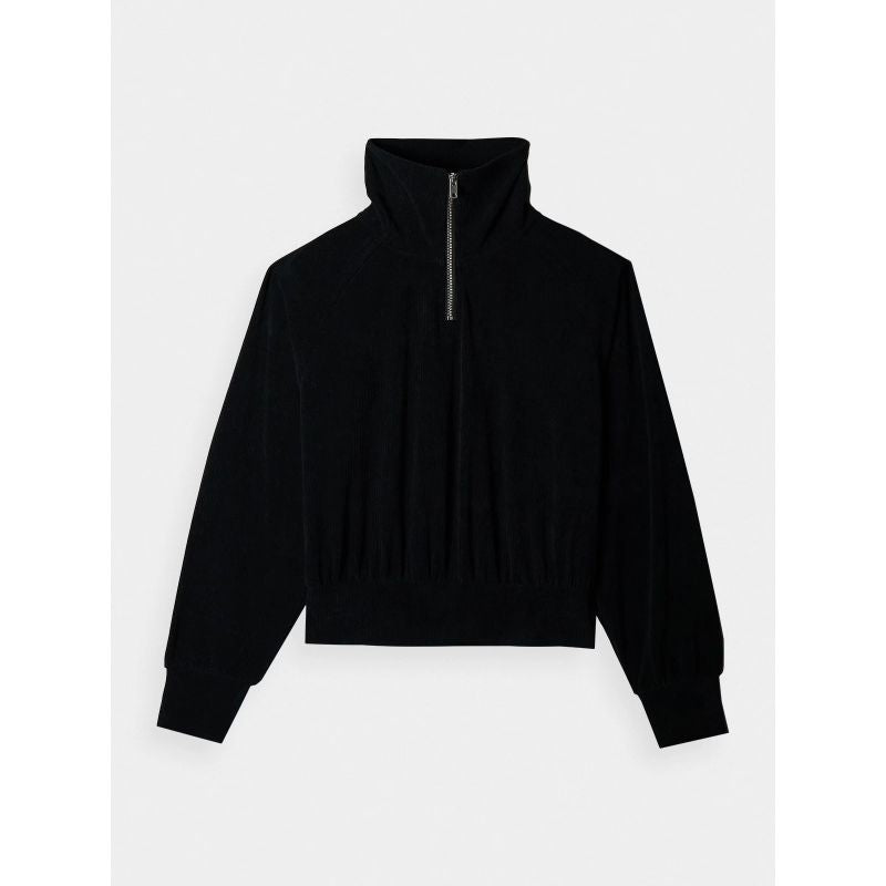 Women's velour sweatshirt without a hood, 4F 4FRAW24TSWSF2054-20S *Kategoria tymczasowa Your Sports Performance