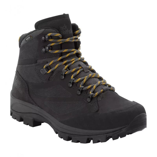 Jack Wolfskin REBELLION TEXAPORE MID M phantom / burly yellow XT men's hiking boots (4051171_6357) In preparation Your Sports Performance