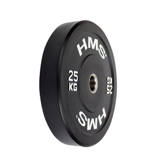 HMS BLACK BUMPER Olympic plate 25 kg BBR25 Accessories/Training equipment Your Sports Performance