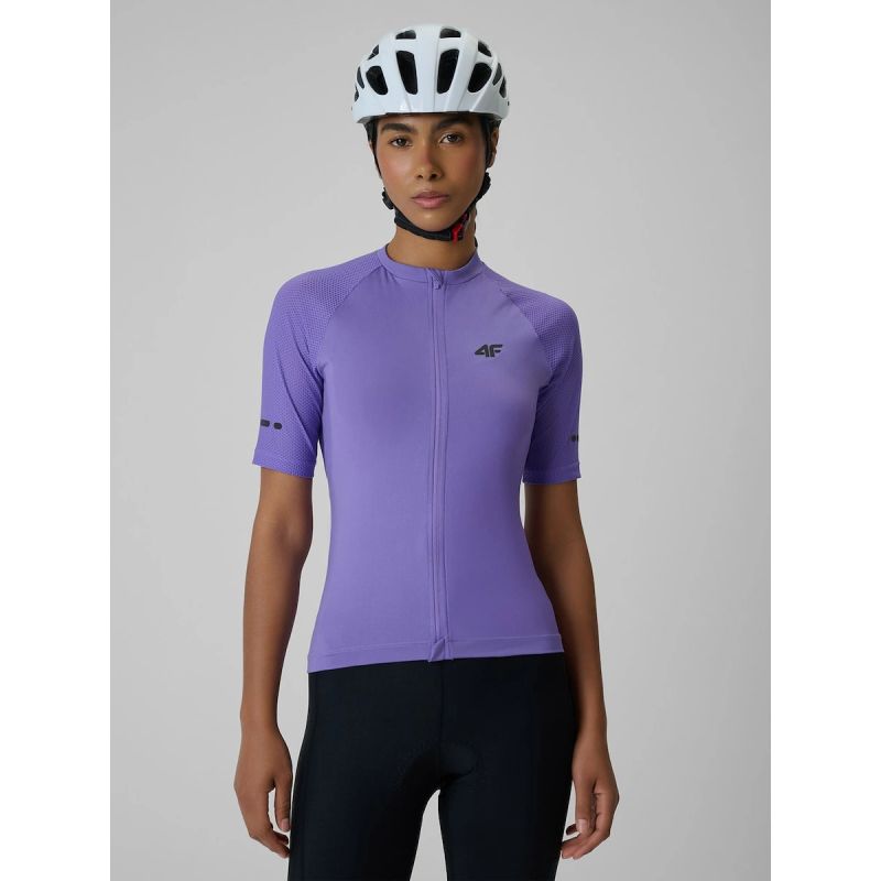 Women's cycling jersey with UPF50+ filter 4F 4FRSS26TFTSF2455-65S