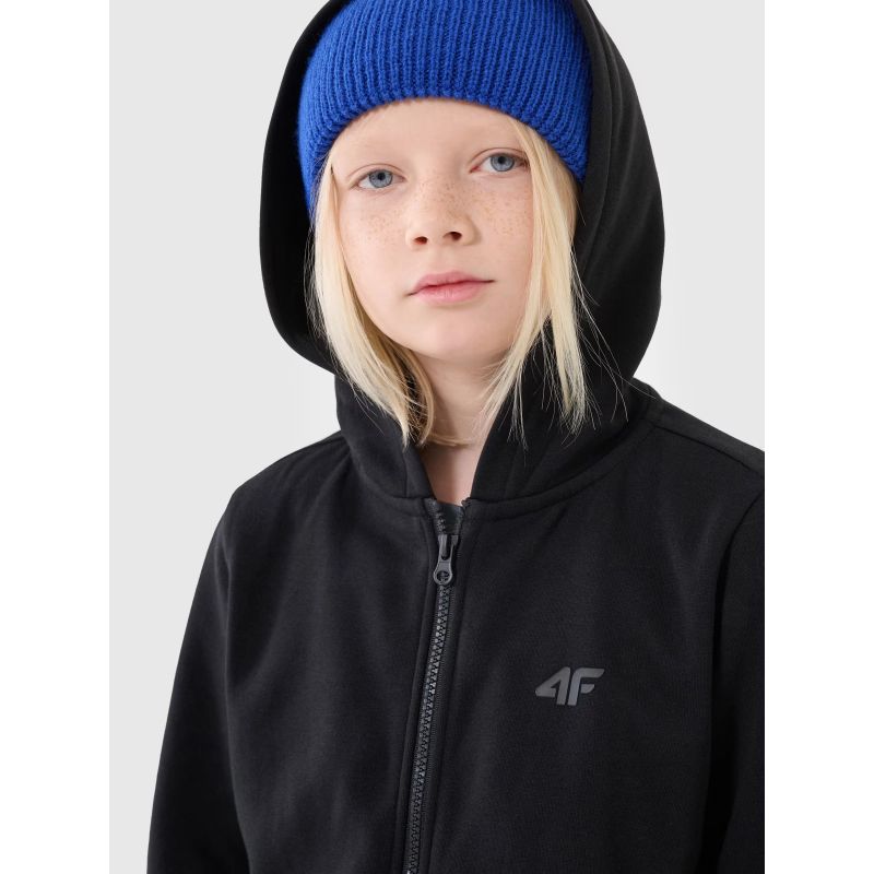 Boy's zip-up sweatshirt with hood 4F 4FJWSS25TSWSM1714-20S *Kategoria tymczasowa Your Sports Performance