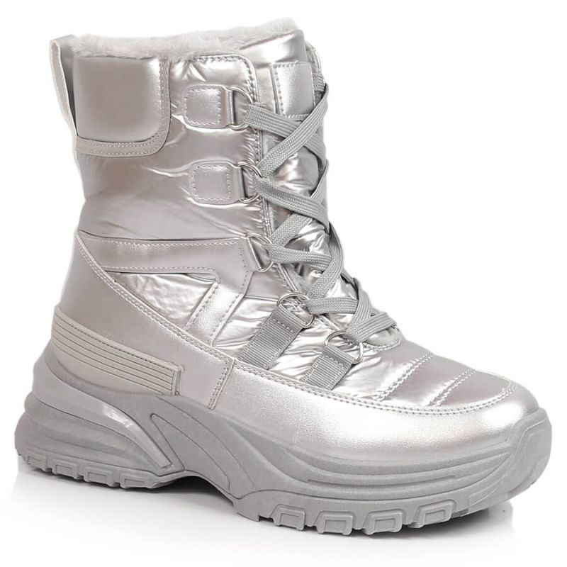 Potocki W WOL117B metallic lace-up snow boots Footwear/Outdoor/Potocki Your Sports Performance
