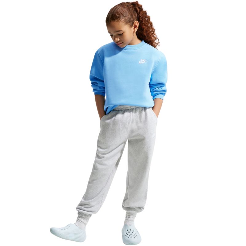 Nike Sportswear Club Fleece Kids' Sweatshirt Light Blue FD3006 497