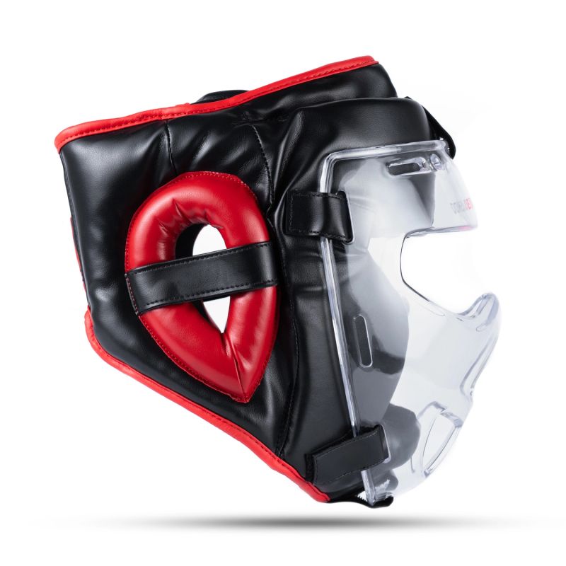 Boxing helmet with polycarbonate mask M - Hannibal DBX Bushido