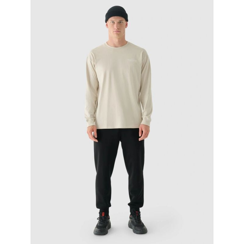 Men's oversized longsleeve with print 4F 4FRAW24TLONM502-12S 4f