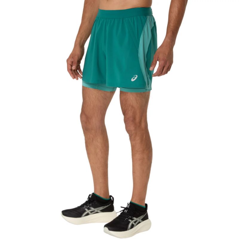 Asics Road 2N1 5IN Short M 2011D245-301 Clothing/Running Asics