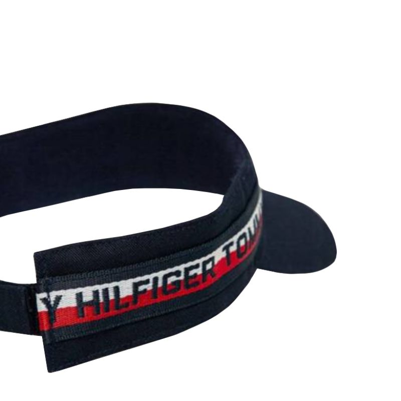 Tommy Hilfiger Corporate Logo Tape Visor Jr AU0AU00925 Clothing/Running Tommy Hilfiger
