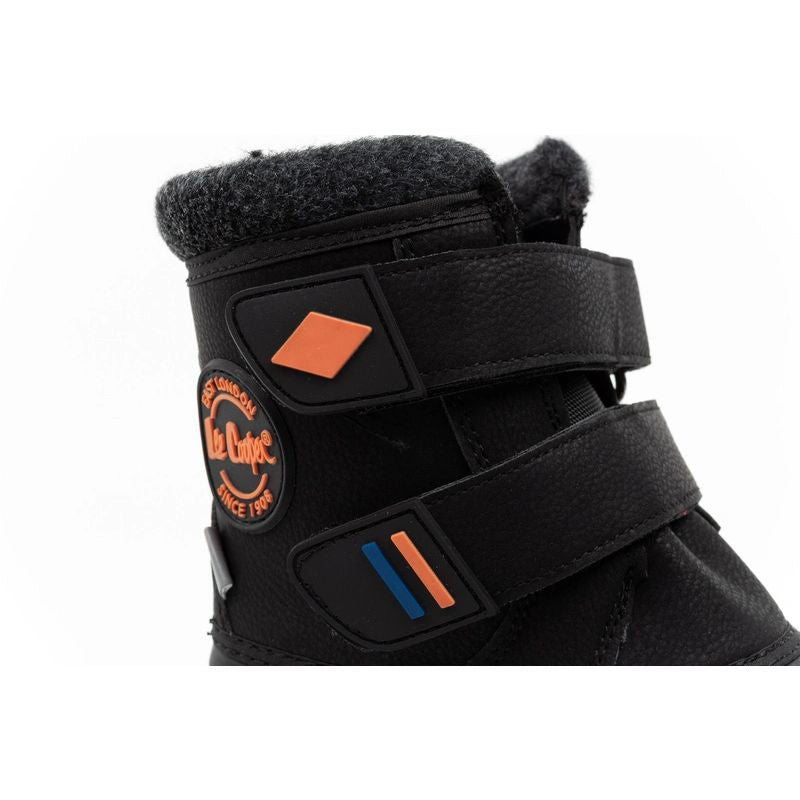 Lee Cooper Kids’ Winter Snow Boots, Black, Insulated, with Velcro Fastening