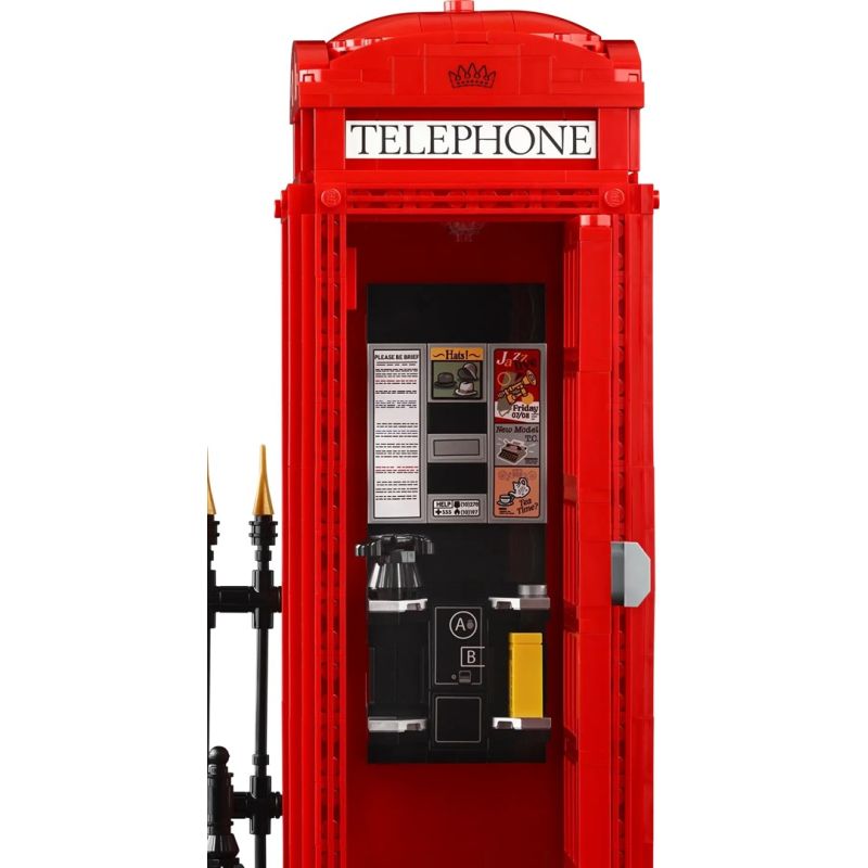 Lego 21347 Ideas - Red London Telephone Booth In preparation Your Sports Performance