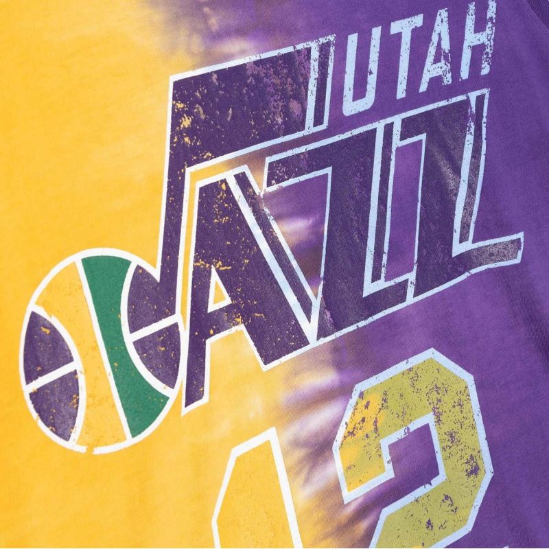 Mitchell & Ness NBA Utah Jazz John Stockton Tie Dye Cotton Tank - TTNK3206-UJAYYJSTYWPR Koszulki NBA Your Sports Performance