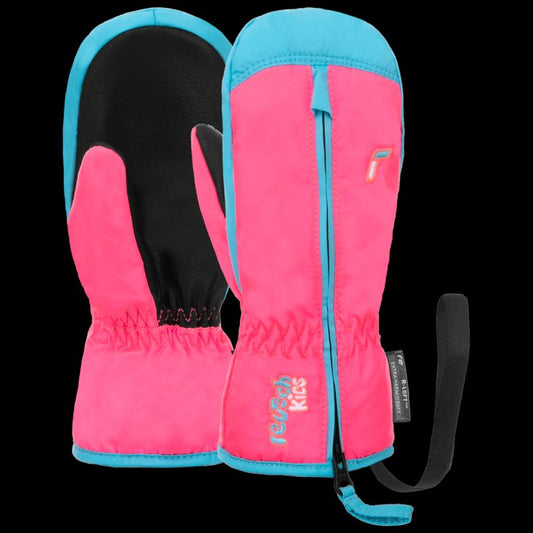 REUSCH Ben Mitten children's winter gloves waterproof insulated mittens pink-blue (62/85/408/3305) Clothing/Outdoor/Czapki, szaliki, rękawiczki, maski/Reusch Your Sports Performance