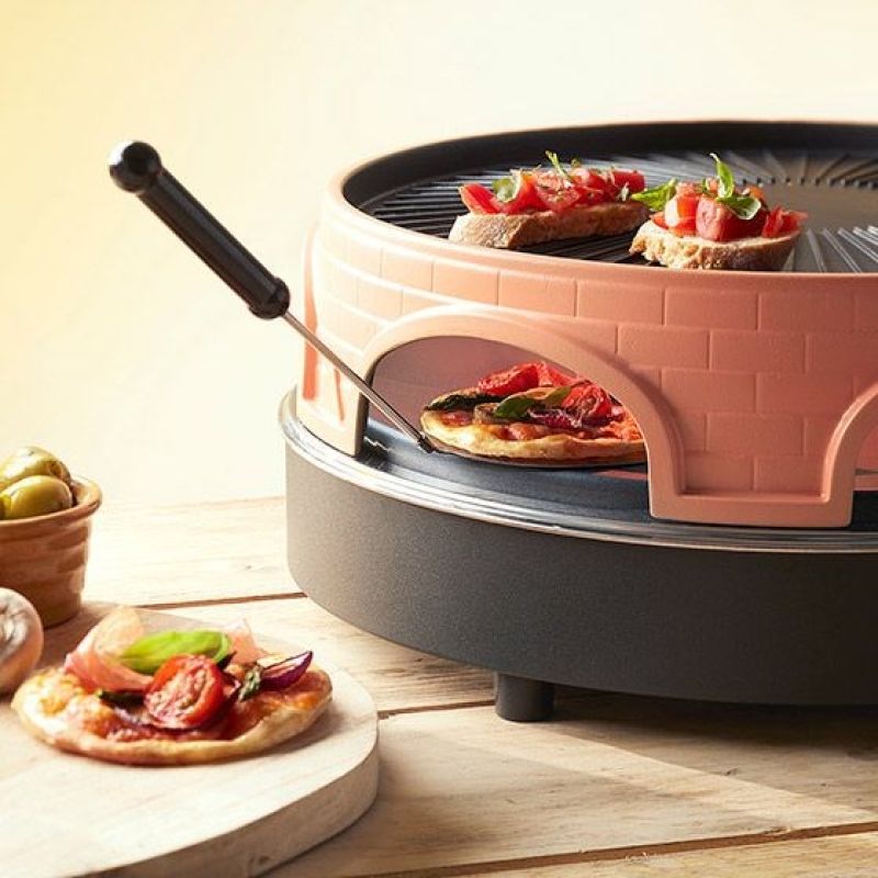 Emerio PO-113255.4 Raclette Grill 1500 W Black, Brown AGD - Produkty/Automaty do pieczenia pizzy Your Sports Performance