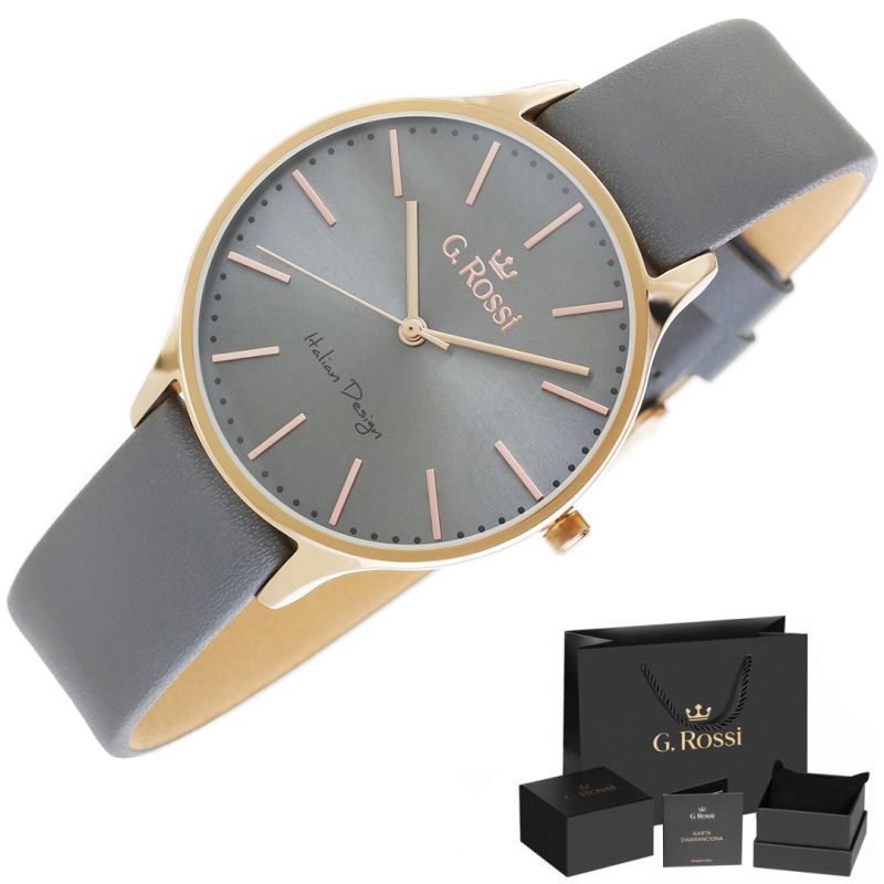 Women's Watch G. Rossi 10317A8-1B3 + BOX Zegarki damskie/G.Rossi/Na pasku Your Sports Performance