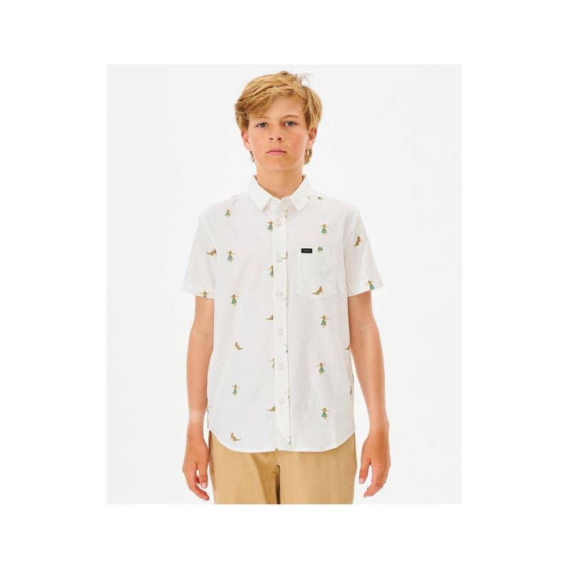 RIP CURL Hula Breach Shirt -Boy white Import z PMSport Your Sports Performance