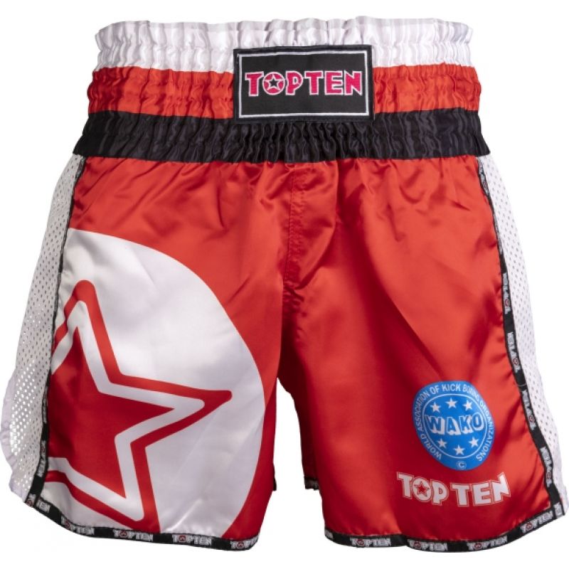 Kickboxing shorts Top Ten "Wako Star" M 0418641-02M Clothing/martial arts/Top Ten Your Sports Performance