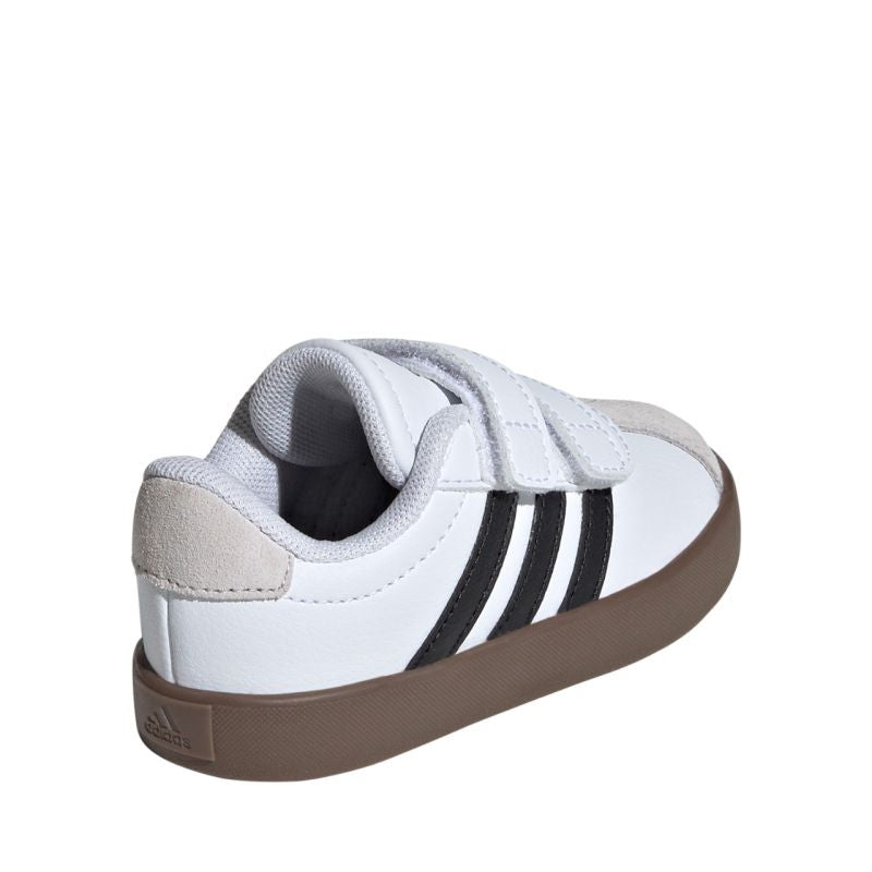 Adidas VL Court 3.0 Skateboarding Shoes for Kids White and Gray ID9157 Footwear Your Sports Performance