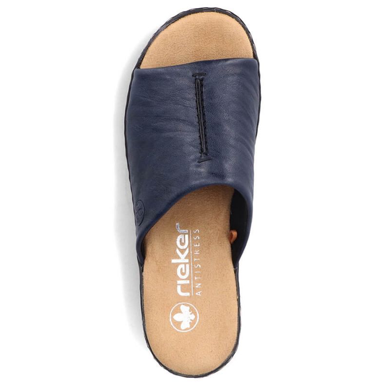 Comfortable Rieker W RKR670 flip-flops, navy blue Footwear/Lifestyle/Rieker Your Sports Performance