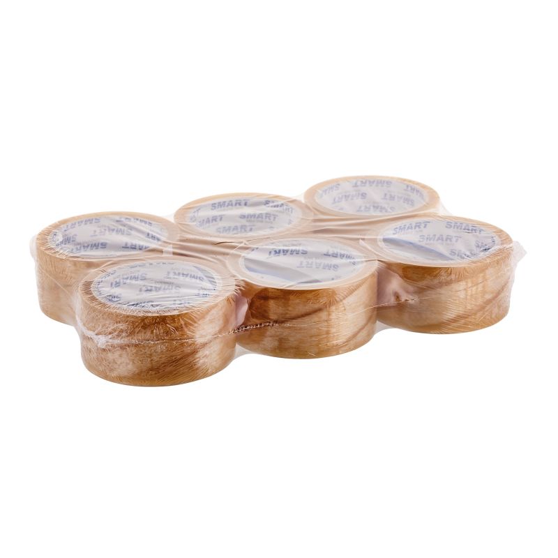 BSTech SMART Acrylic Tape Gray 48mmx60m 6 pcs Artykuły pakowe/Taśmy pakowe Your Sports Performance