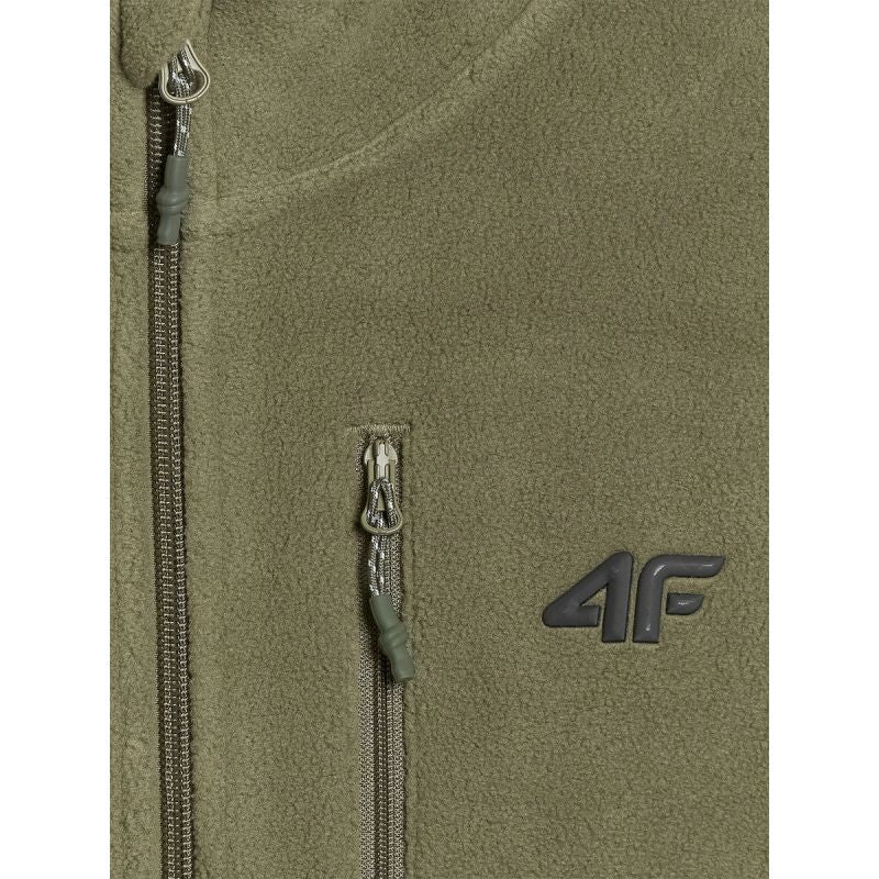 Men’s Regular-Fit Fleece Pullover with Stand-Up Collar 4F 4FRMM00TFLEM435-43S